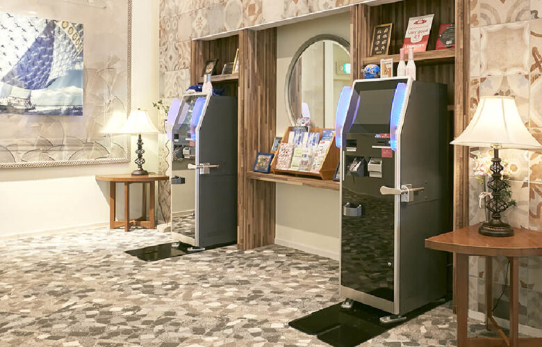 ホテルシーガルてんぽうざん大阪の自動精算機の画像