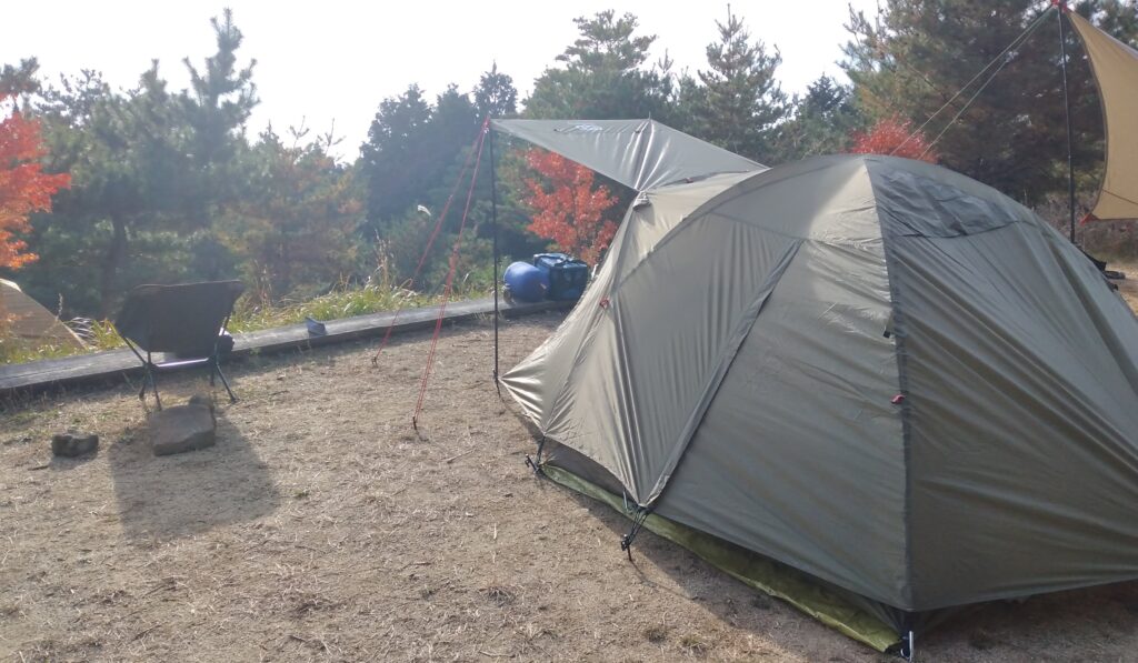 GOglampingのツーリングドームテントをレビューしたブログ記事 - 浮世雲のキャンプトラベルぶろぐ